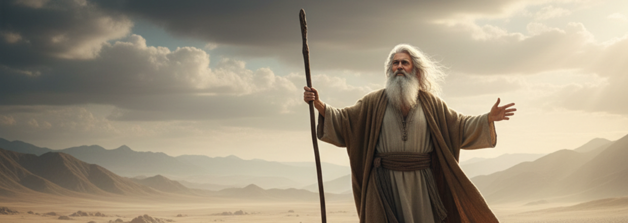 Immagine di Mosè che parla al popolo