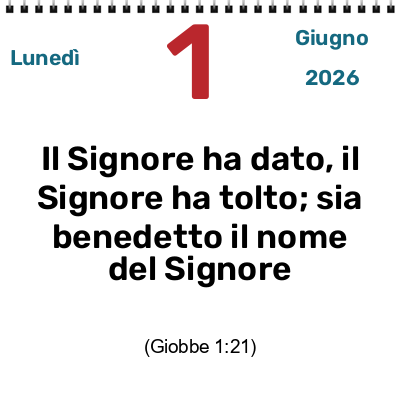 IL SIGNORE DÀ E IL SIGNORE TOGLIE