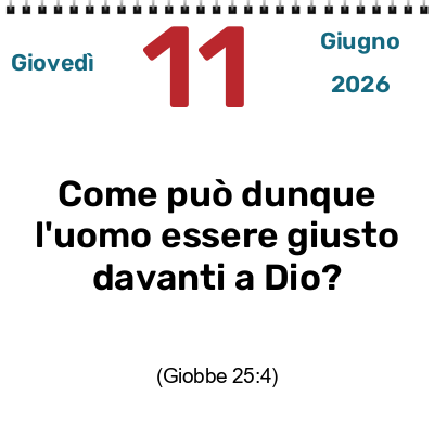 GIUSTI DAVANTI A DIO