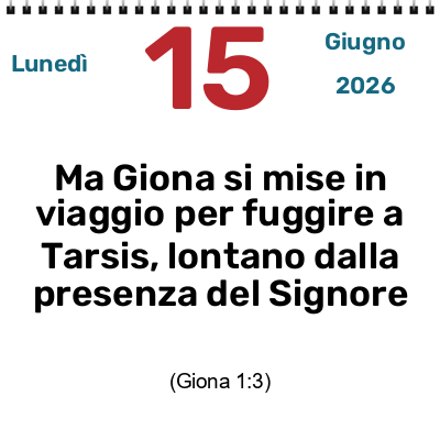NON FUGGIRE DA DIO