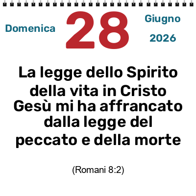 LA LEGGE DELLO SPIRITO DELLA VITA