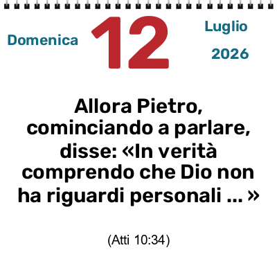 SEI SPECIALE PER IL SIGNORE
