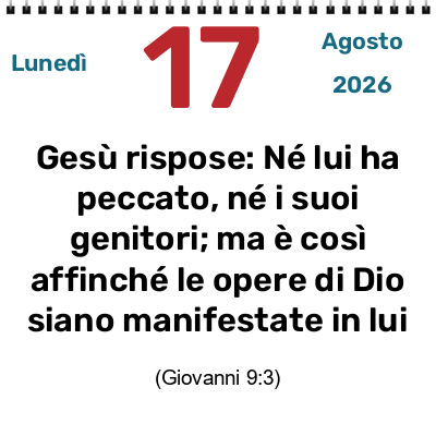 RIVELAZIONI E BENEDIZIONI