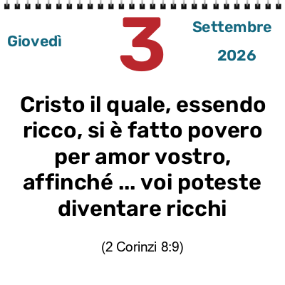 LA RICCHEZZA DELLA GRAZIA