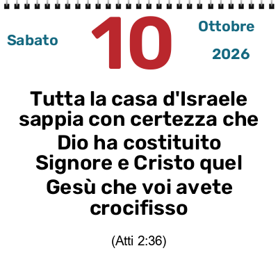 UN PIANO PREORDINATO